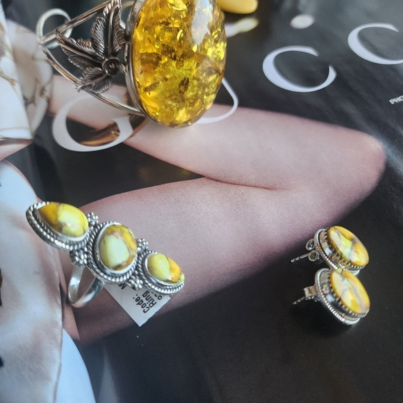 Honey DAHLIA Turquoise Size 8 - Picture 5 of 6